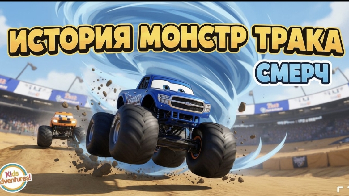 Смерч — Вихрь Радости!🛢️⛽ Монстр-трак 🚦: гонка, фристайл смотреть онлайн