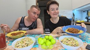 Мукбанг приготовили ужин ВКУСНЕЕ чем в РЕСТОРАНЕ! СКУЧАЕМ по прежним временам! Семейный ужин Россия