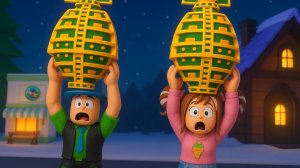 ПАПА и подруга АЛИСА в АДОПТ МИ! Октрыли яйца! Побегали по чужим домам! ПОДАРИЛИ ПОДАРКИ!