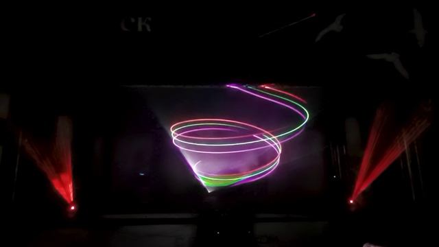 Лазерное шоу в самом Байкальском городке - Байкальске! смотреть онлайн