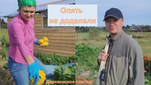 Сбор урожая и заливка пола