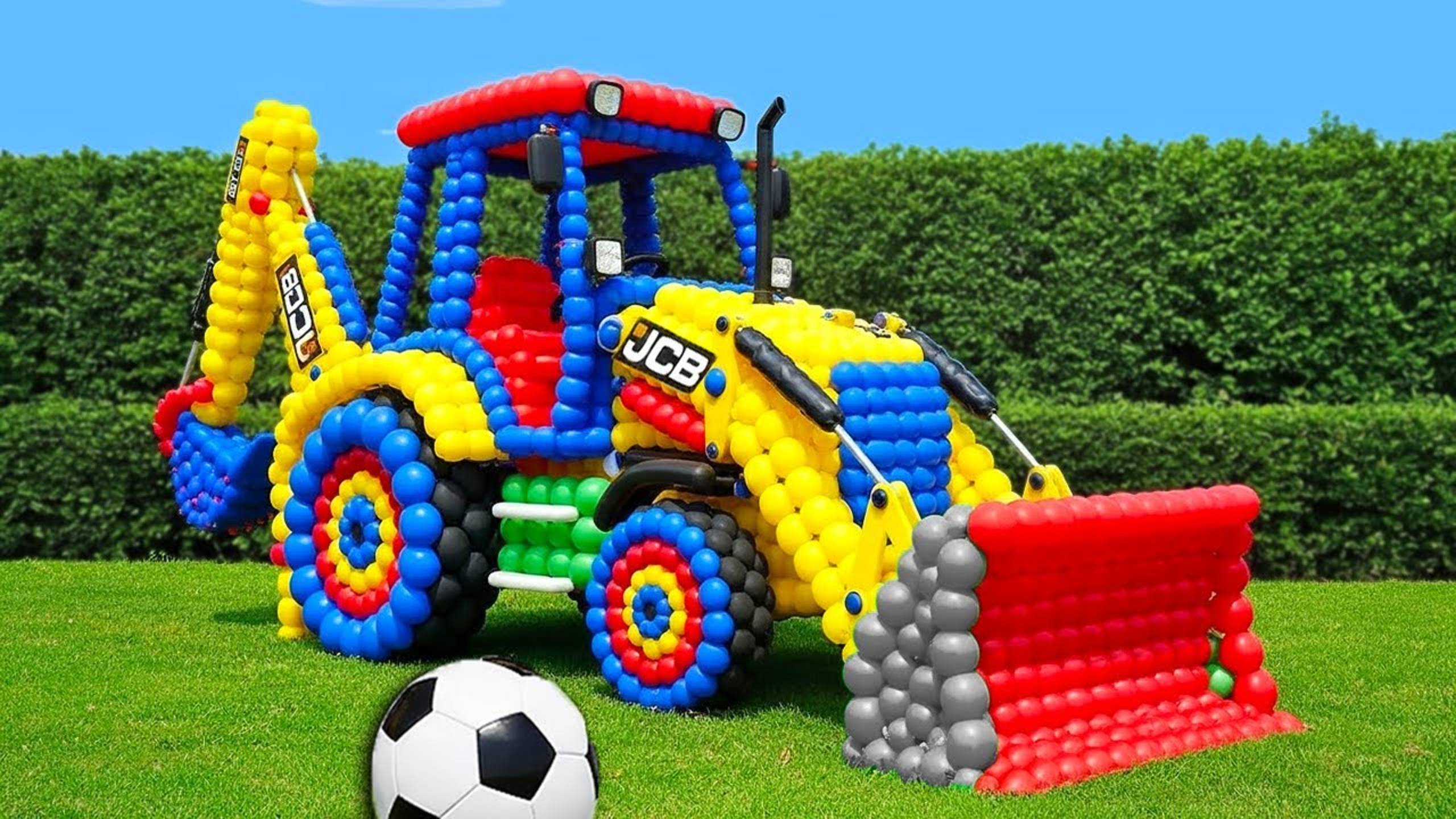 Мультик про ТРАКТОР | Клоун и шарики - смотреть мультики| мультики для детей смотреть онлайн