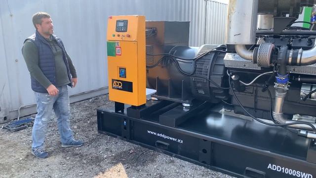 Дизель генератор 800 кВт ADD1000SWD смотреть онлайн