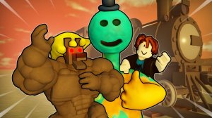 DOEY THE DOUGHMAN ПРОТИВ DEAD RAILS! Анимация Roblox | мультики роблокс