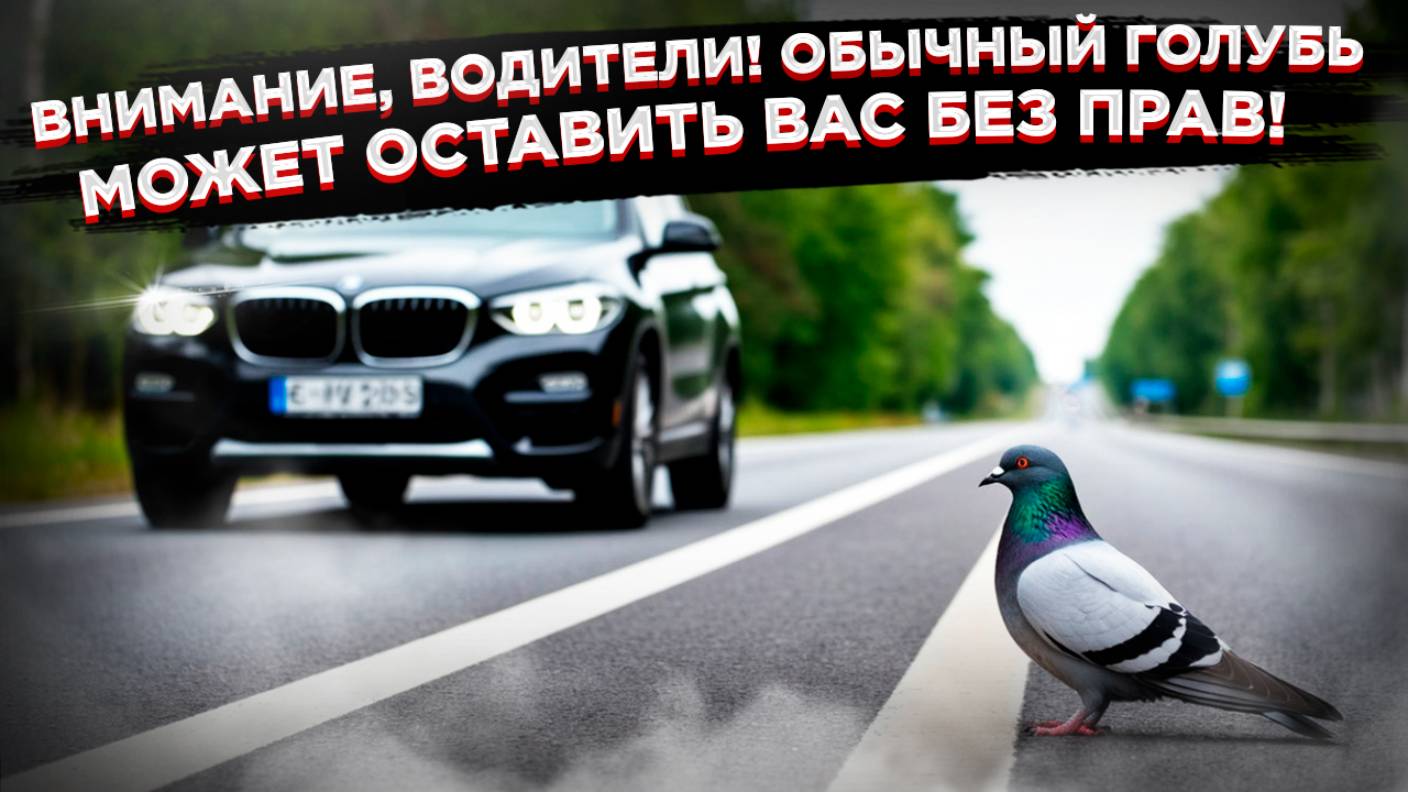 Сбил голубя и уехал? Готовься к лишению прав и тюрьме: юрист раскрыл шокирующую статью для водителей смотреть онлайн