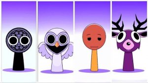 ОЛЕНЬ ИЗ 99 НОЧЕЙ В ЛЕСУ И ДРУГИЕ ОРИГИНАЛЬНЫЕ ПЕРСОНАЖИ В СПРУНКИ SPRUNKI INCREDIBOX ПОДБОРКА