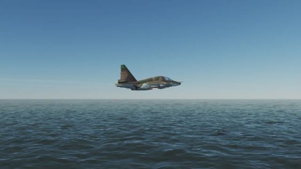 DCS World.SU - 25T/The frigate Oliver H. Perry. Су 25-Т/ Оливер Перри. Удар по надводным целям.