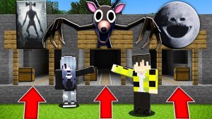 ВЫБЕРИ ПРАВИЛЬНУЮ ШАХТУ СИРЕНОГОЛОВЫЙ ОЛЕНЬ 99 НОЧЕЙ В ЛЕСУ ЛУНА ПРОСНУЛАСЬ В МАЙНКРАФТ БИТВА