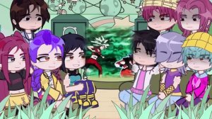 Kpop demon hunter react to goku as now demon hunter