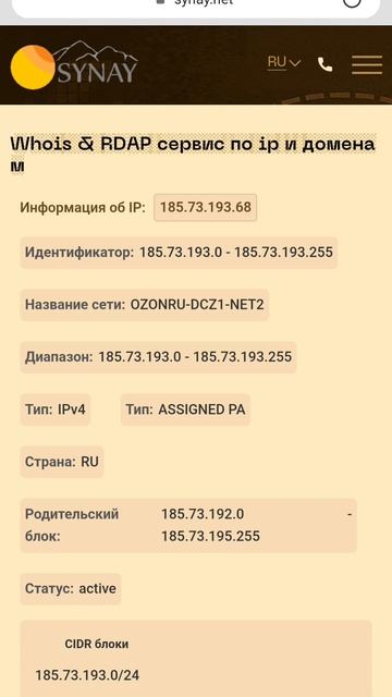 Определяем хостинг и регистратора по домену