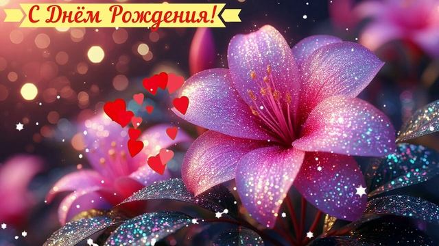 С Днём Рождения! Поздравление Открытка Видео смотреть онлайн