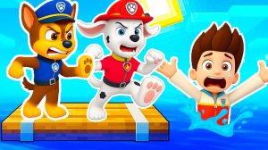 ЩЕНЯЧИЙ ПАТРУЛЬ EXE ВЫЖИВАНИЕ в ОКЕАНЕ В МАЙНКРАФТ МУЛЬТИК