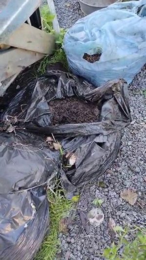 Компост в мешках