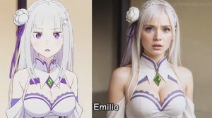 Все персонажи Re: Zero в реальной жизни — от Субару до Эмилии!