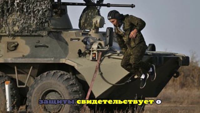 В зоне СВО заметили БТР-82А с «мохнатой» защитой от дронов