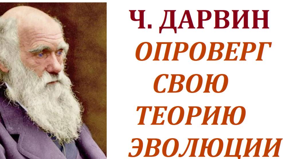 Теория эволюции Дарвина опровергнута или нет? Почему Дарвин сам признал опровержение своей теории. смотреть онлайн