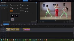Обводка любой части движущихся объектов неоновыми линиями при помощи маски PowerDirector 23.6.1915