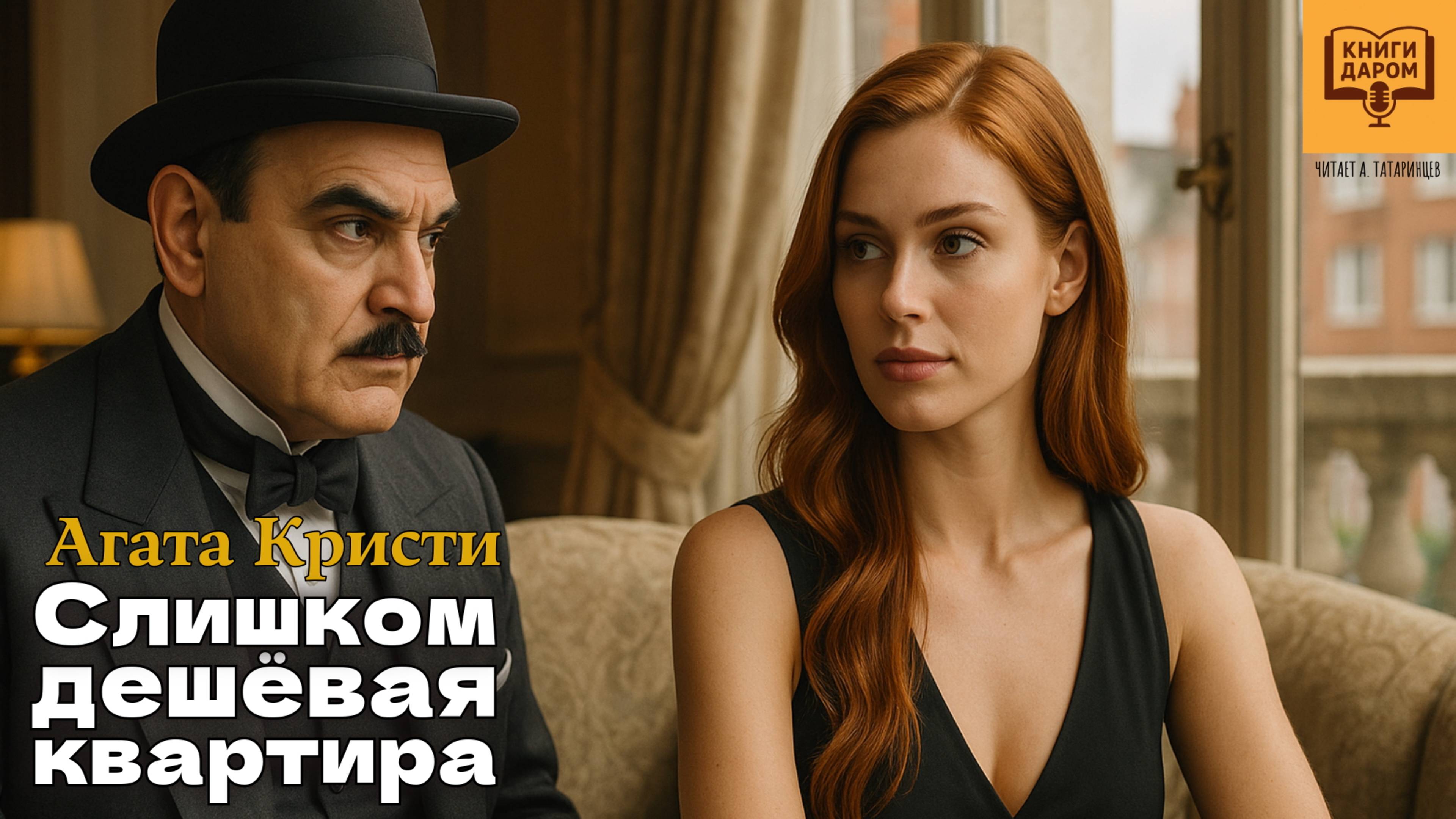 АГАТА КРИСТИ. «СЛИШКОМ ДЕШЁВАЯ КВАРТИРА». КНИГИ ДАРОМ смотреть онлайн