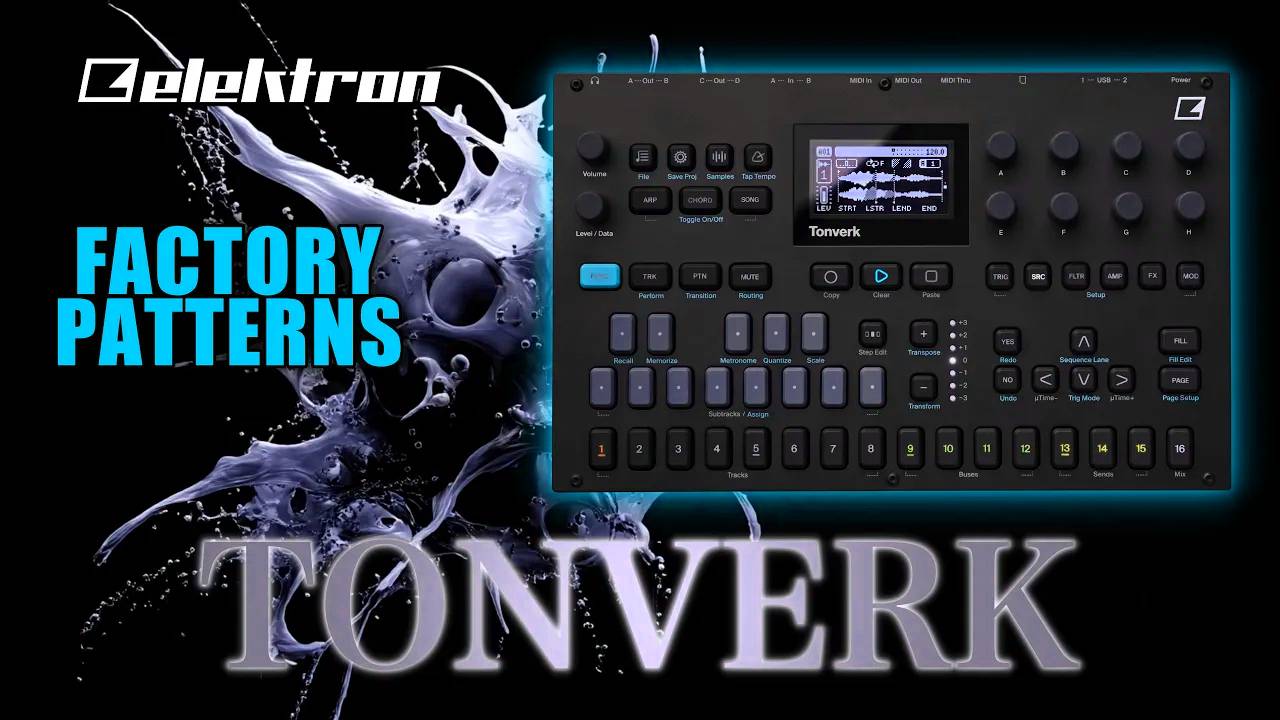 Elektron Tonverk: All Factory Patterns (No Talking)