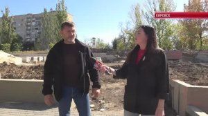 ТК «Родной» В Кировске впервые за 40 лет проводят капитальный ремонт сквера бывшей шахты им.Кирова
