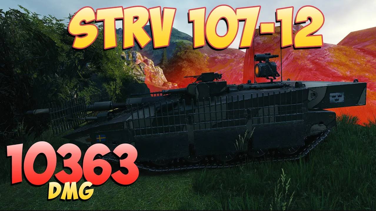 Strv 107-12 • Без движения! - 3 Фрагов 10.3K Урона • World Of Tanks 2.0