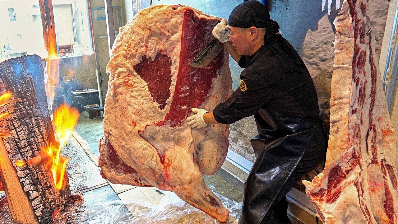 Потрясающие навыки разделки говядины! Легендарные мастера барбекю — ТОП-3 смотреть онлайн