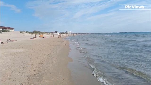 АНАПА пляж ВИТЯЗЕВО сегодня 17 сентября 2025. Море и погода в Анапе сейчас. Есть ли мазут на пляжах? смотреть онлайн