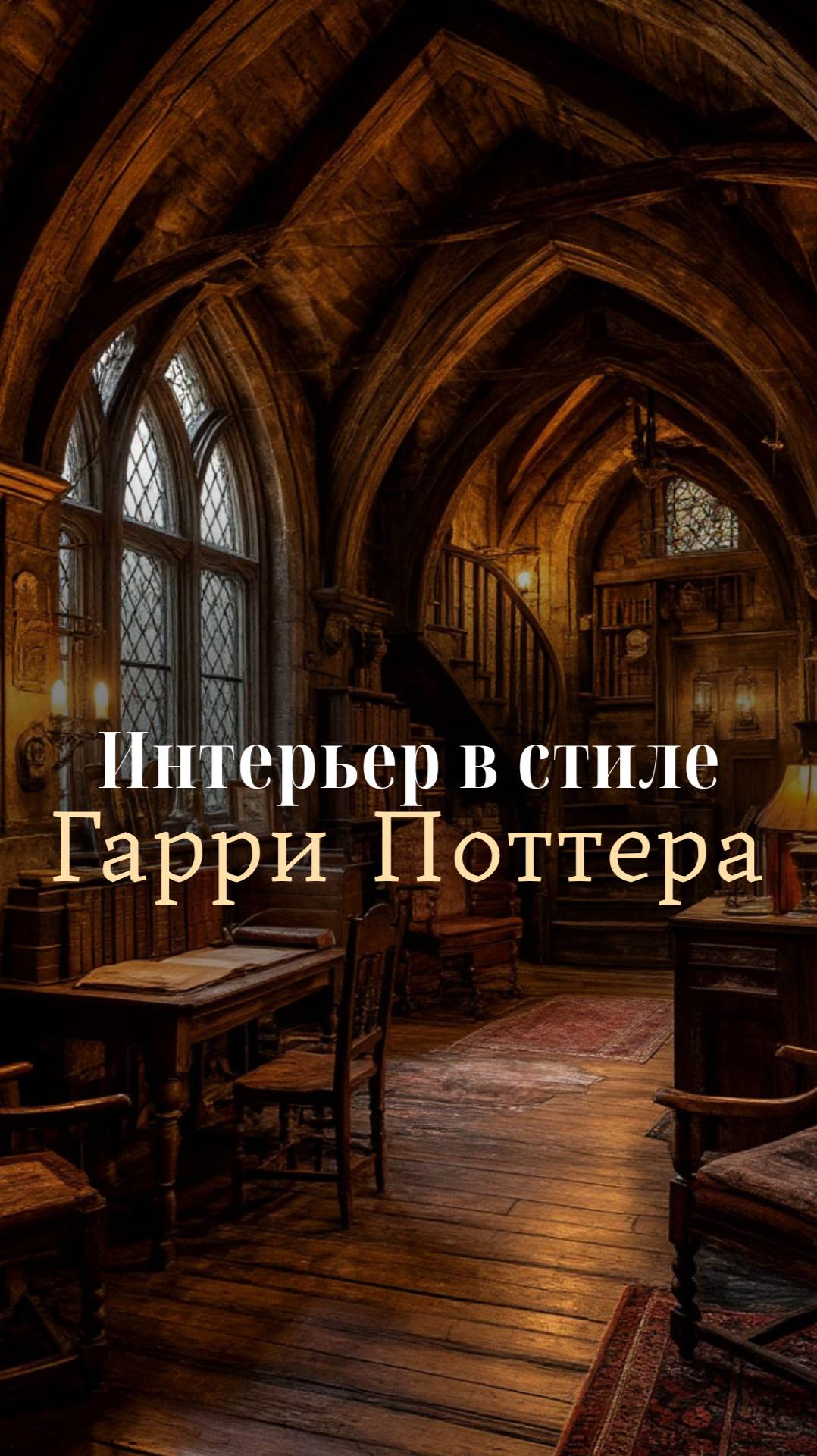 Интерьер в стиле Гарри Поттера смотреть онлайн