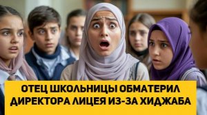 Отец школьницы обматерил директора лицея из-за хиджаба
