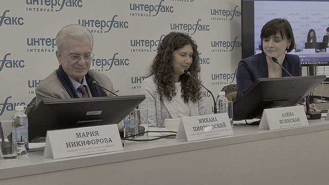 Пресс "Итоги Международного форума объединенных культур" в "Интерфаксе" (фр.7) смотреть онлайн