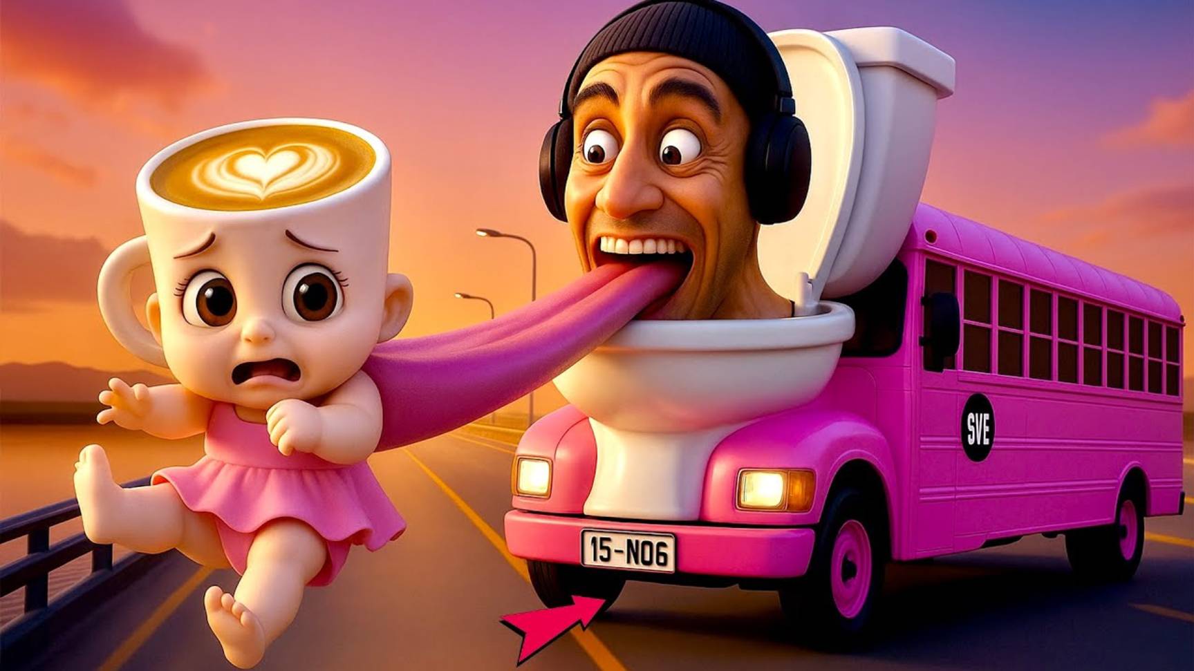 БАЛЕРИНА КАПУЧИНО вс СКУБИДУ от ЗЛОГО ЛУЧШЕГО ДРУГА ДЕТСТВА ШКОЛЬНОГО АВТО! |смешная анимация ужасов