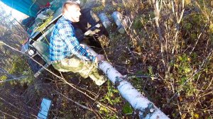 ТАЙГА. Застряли конкретно. БОЛОТОХОД развалился.