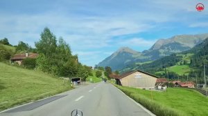 🇨🇭Захватывающая поездка на автомобиле по Швейцарии в Гштаад , Заанен, Цвайзиммен