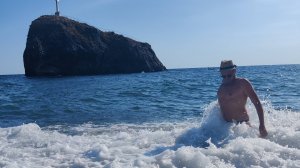 Мыс Фиолент.Спуск к пляжу. Обзор пляжа Фиолент.