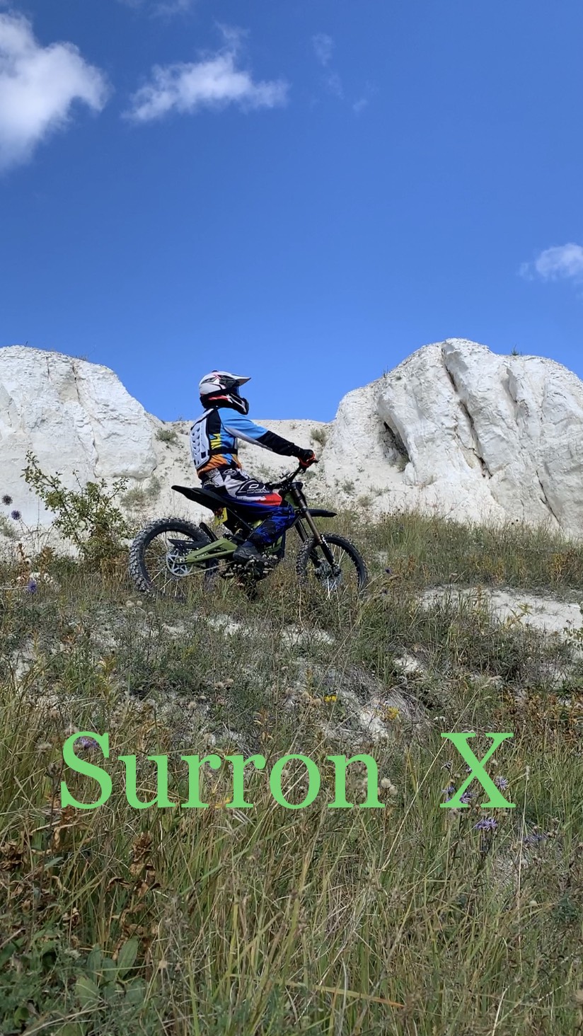 Sur ron light bee x 2025 катаю по меловой горе смотреть онлайн