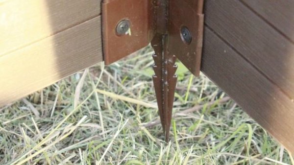 Монтаж грядочной доски RusDecking