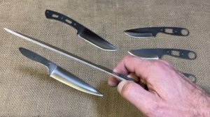 Клинки с спусками convex из стали elmax