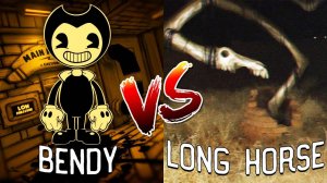 ДОЛГОВЯЗАЯ ЛОШАДЬ ПРОТИВ БЕНДИ В МАЙНКРАФТ ! БИТВА LONG HORSE VS BENDY MINECRAFT