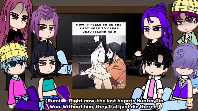 Kpop demon hunter react to sung Jin woo as the first demon hunter | part 2 | смотреть онлайн