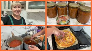 Дождливые ВЫХОДНЫЕ. Соус с БАЗИЛИКОМ. Сладенькие БАКЛАЖАНЫ.