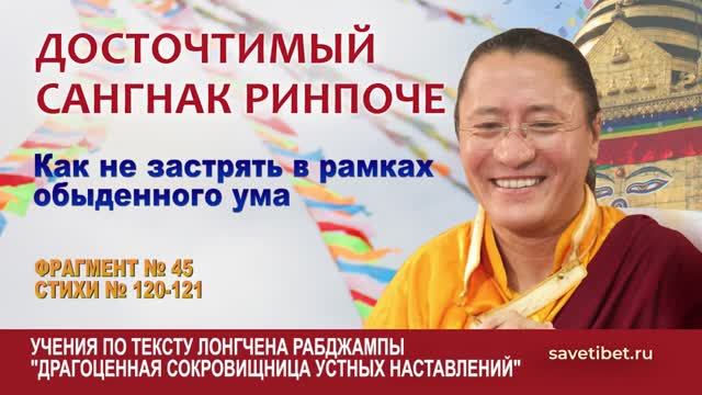 Сангнак Ринпоче. Как не застрять в рамках обыденного ума смотреть онлайн
