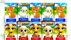 🎁 ФЕРМА ЗВЕРЯТА 🐑🐐🐱 Распаковка Новинки Sweet Box с игрушками и мармеладом 🍬✨