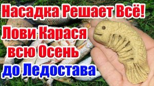 Насадка Решает Все! Лови всю Осень до Ледостава. Насадка на Карася.