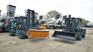 Внедорожный полноприводный вилочный дизельный погрузчик RANTEX CPCD50 (4х4)