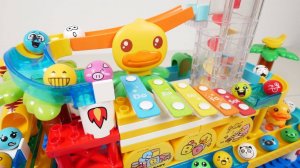 СТРОИМ МУЗЫКАЛЬНУЮ ГОРКУ ДЛЯ ШАРИКОВ ШАРИКИ ДЛЯ ДЕТЕЙ ДЕТСКИЙ КАНАЛ ИГРАЛКИ-ЗАЛИПАЛКИ