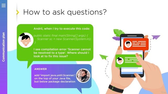 Введение 1 - Communication plan (Java Spring) смотреть онлайн