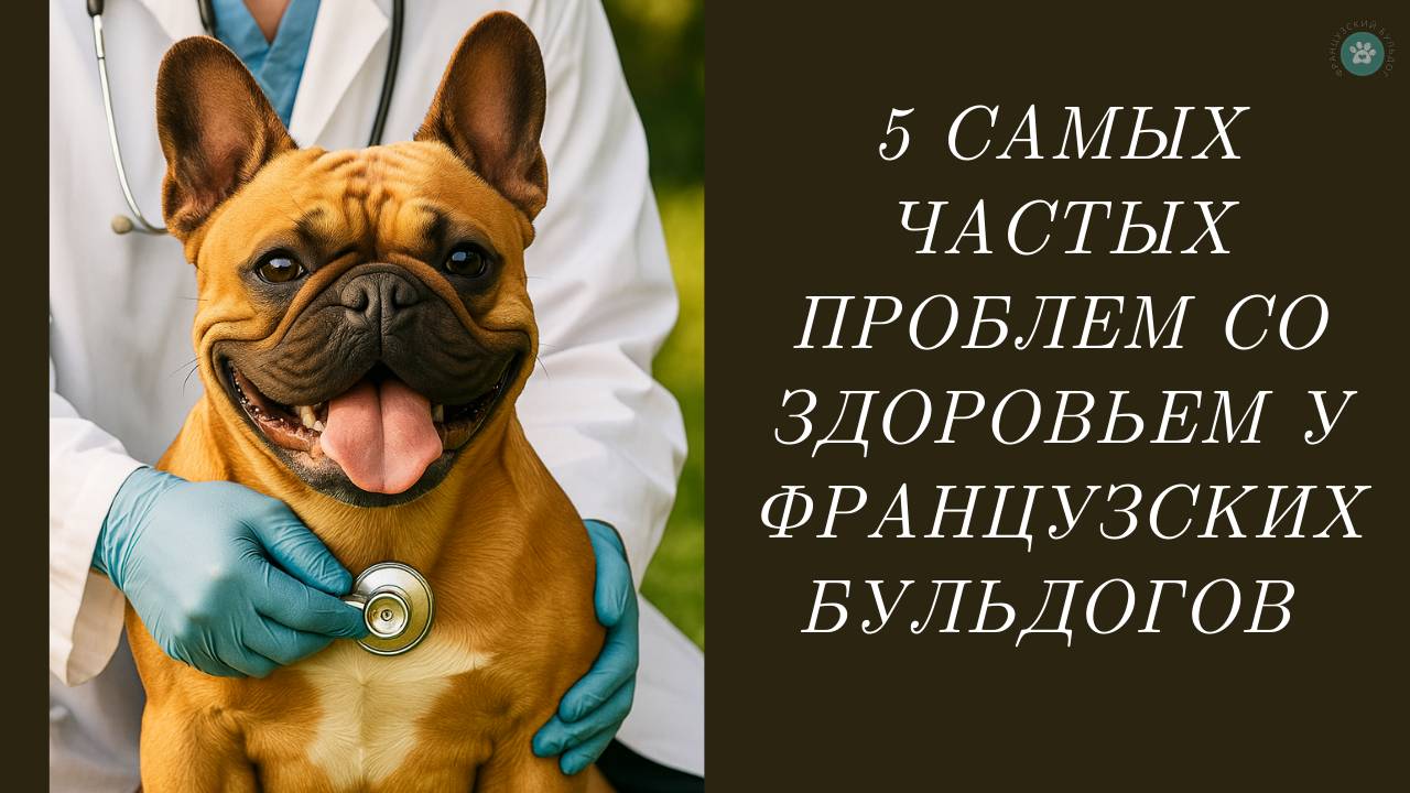 Пять проблем со здоровьем у французских бульдогов