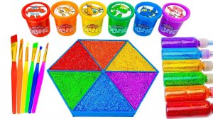 ИГРАЕМ В СЛАЙМЫ ЗАЛИВАЕМ В ФОРМУ ТРЕУГОЛНИКОВ ВИДЕО ДЛЯ ДЕТЕЙ ДЕТСКИЙ КАНАЛ ИГРАЛКИ-ЗАЛИПАЛКИ