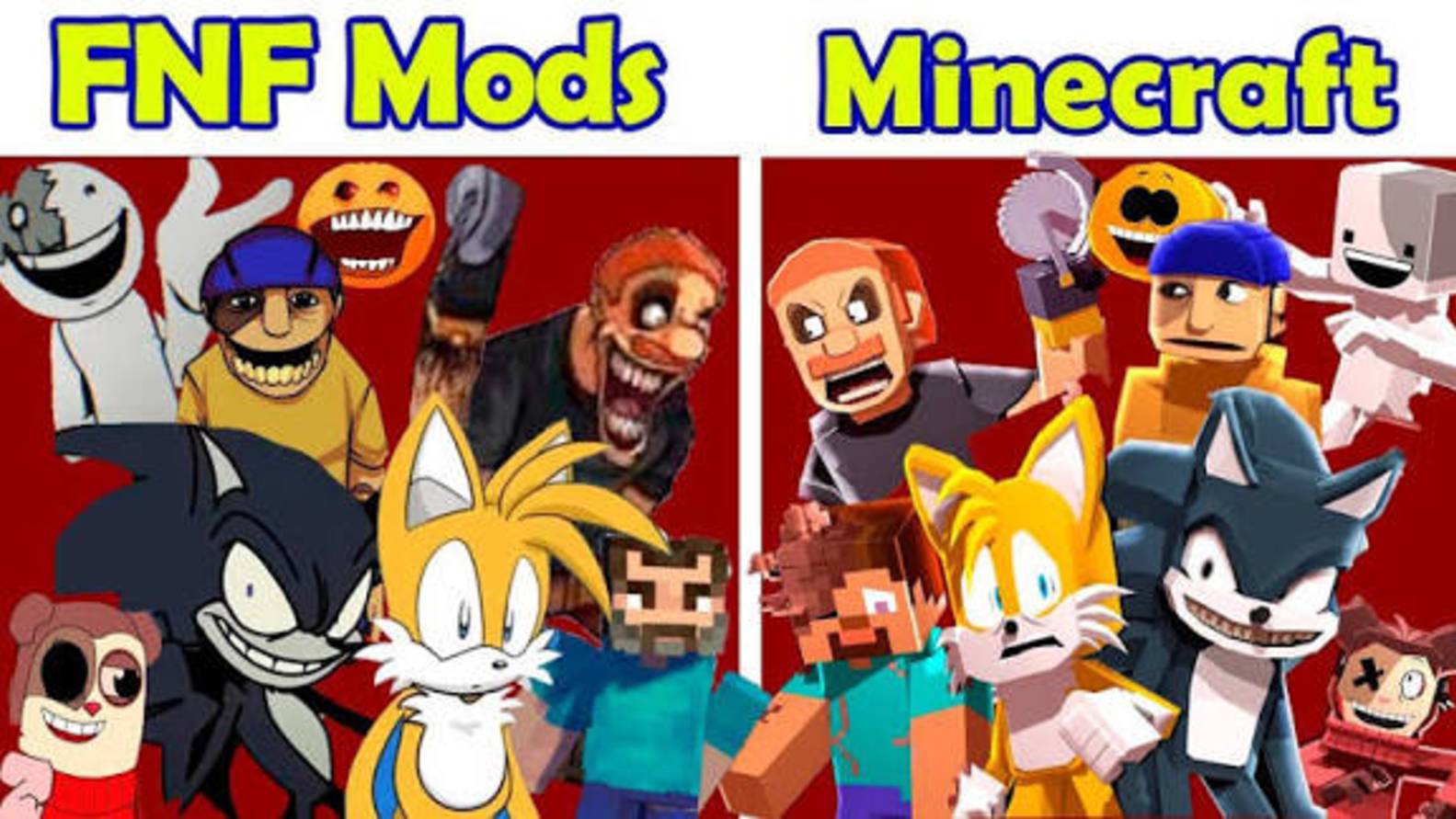 REMIX Version of Lyrics animated vs FNF Mods |FNF Lyrics Mashup смотреть онлайн