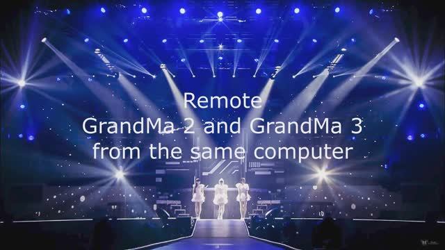 Remote GrandMa Systems with OSCgM2 Control and OSC gMa Plus from the same computer смотреть онлайн